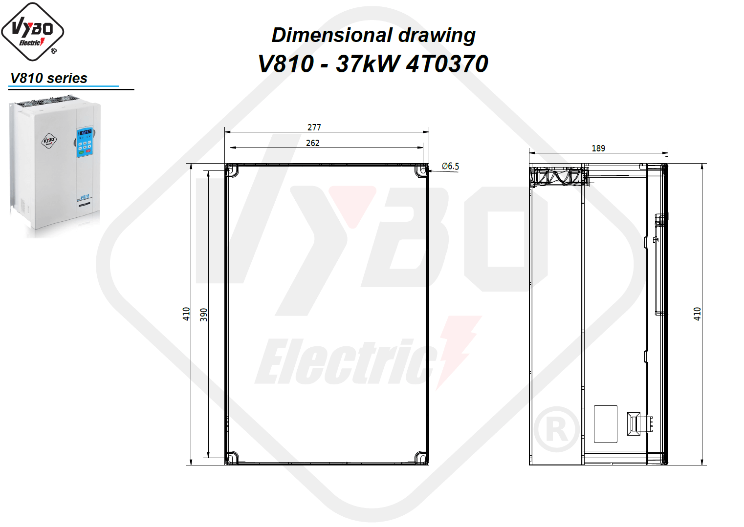 Disegni dimensionali V810 4T0370