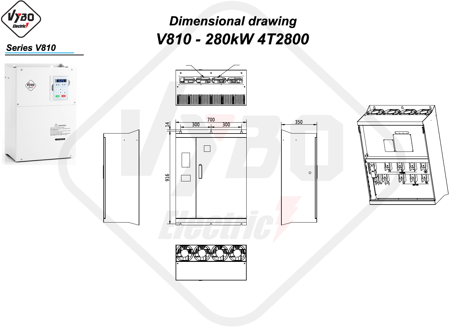 Disegni dimensionali V810 4T2800