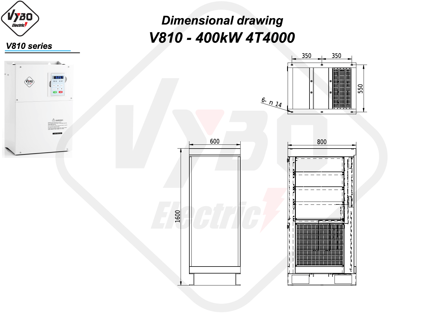 Disegni dimensionali V810 4T4000