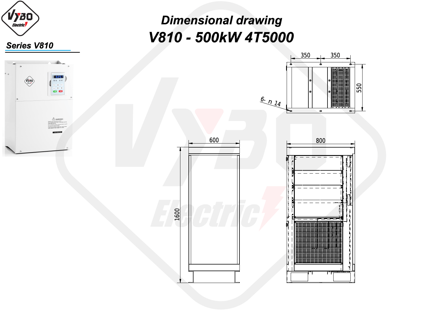 Disegni dimensionali V810 4T5000