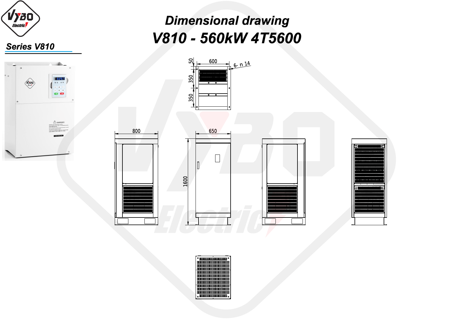 Disegni dimensionali V810 4T5600