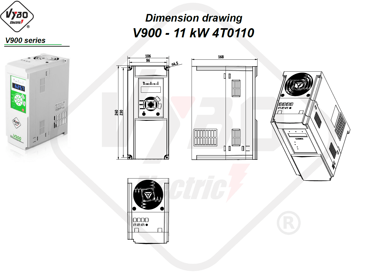 Disegno dimensionale 4T0110