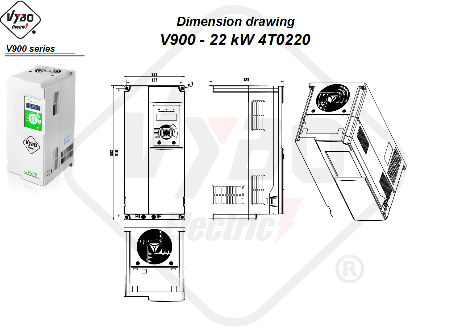 Disegno dimensionale 4T0220