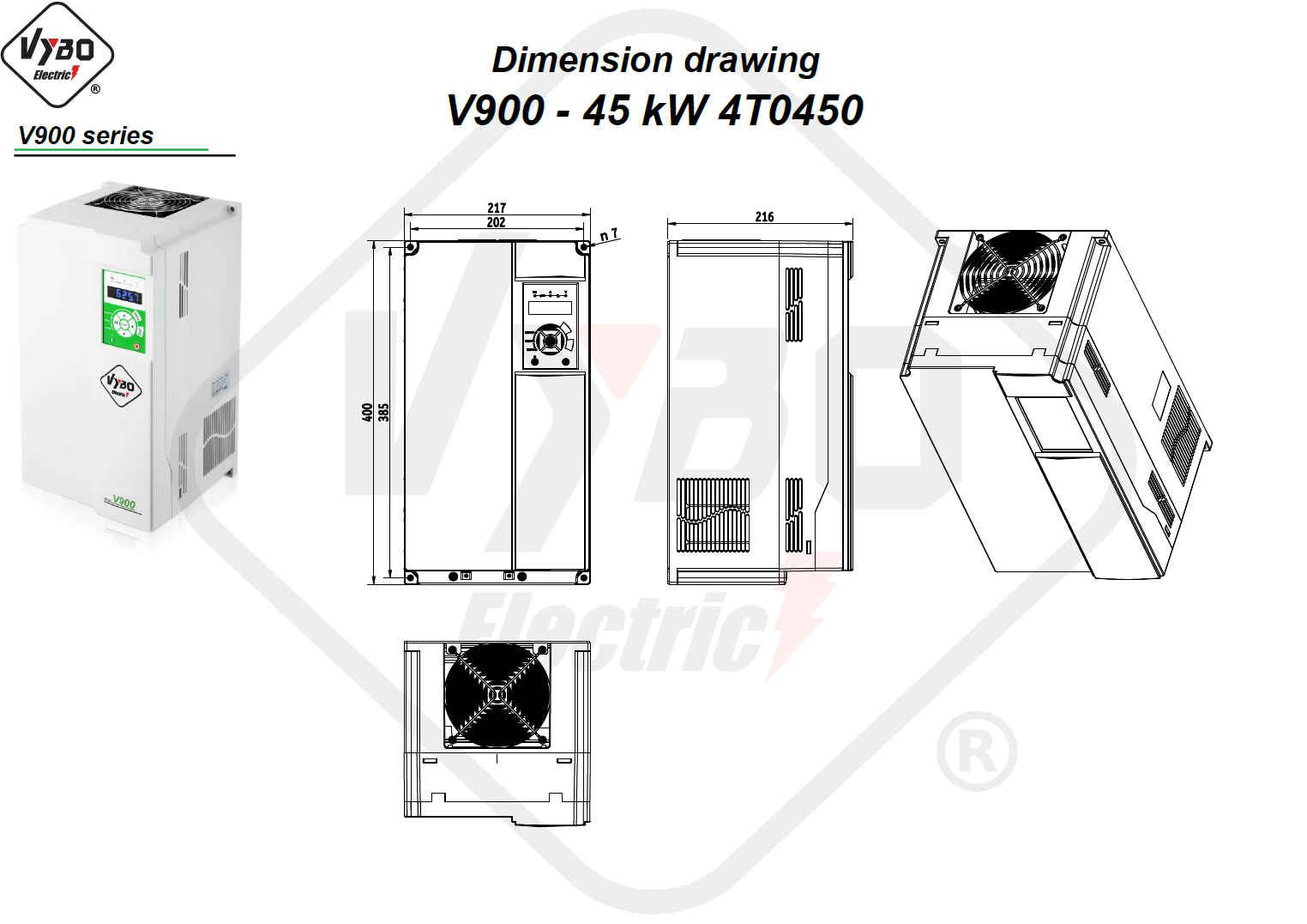 Disegno dimensionale 4T0450