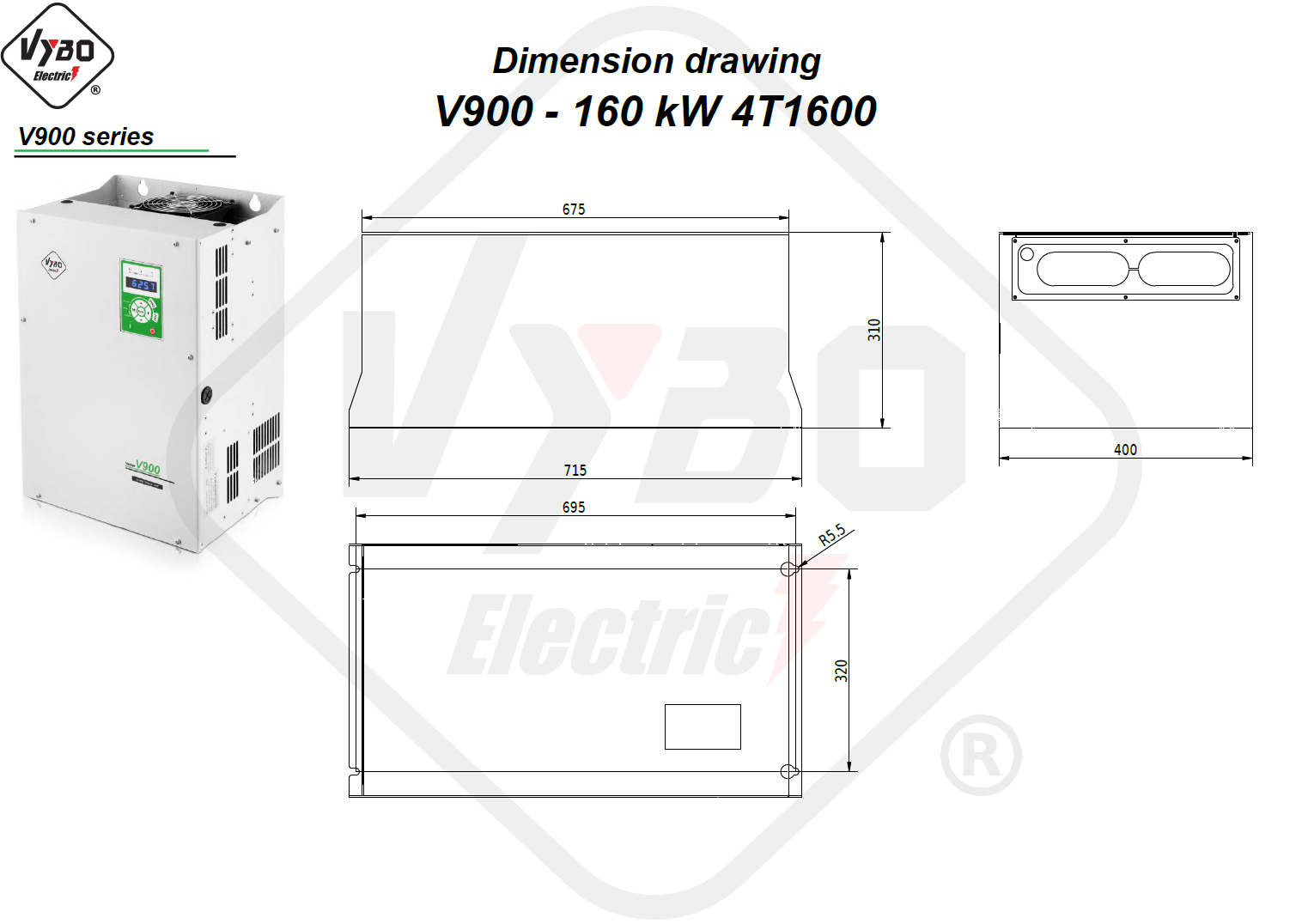 Disegno dimensionale 4T1600