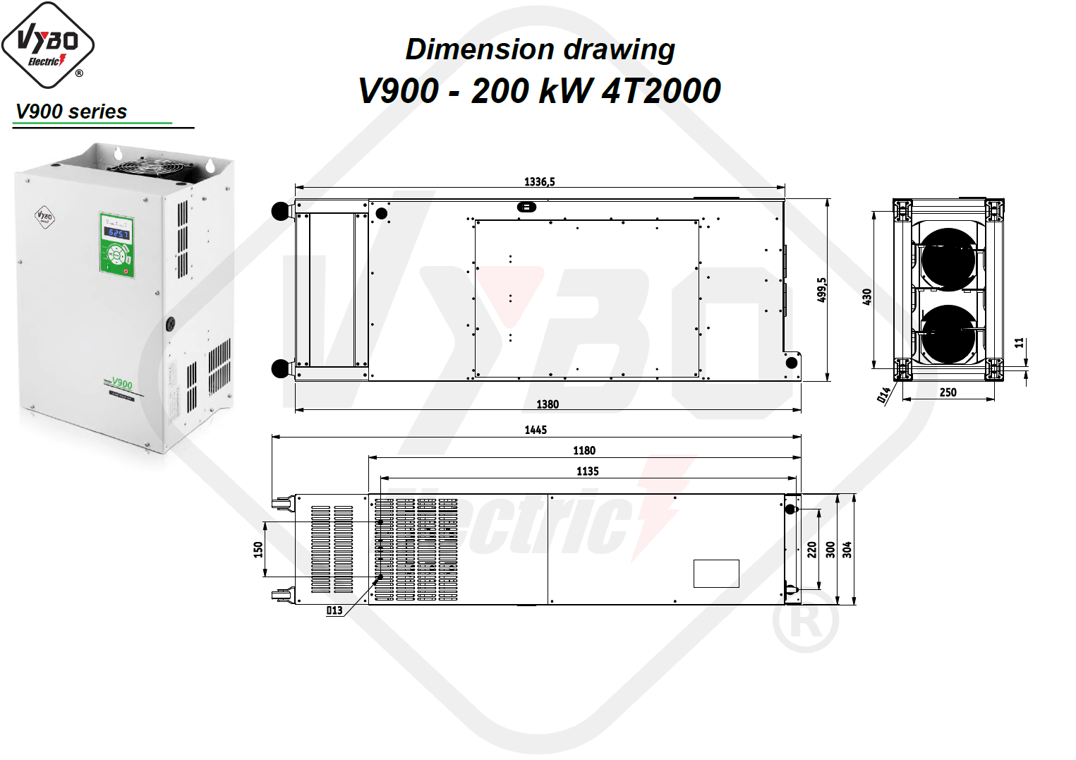 Disegno dimensionale 4T2000