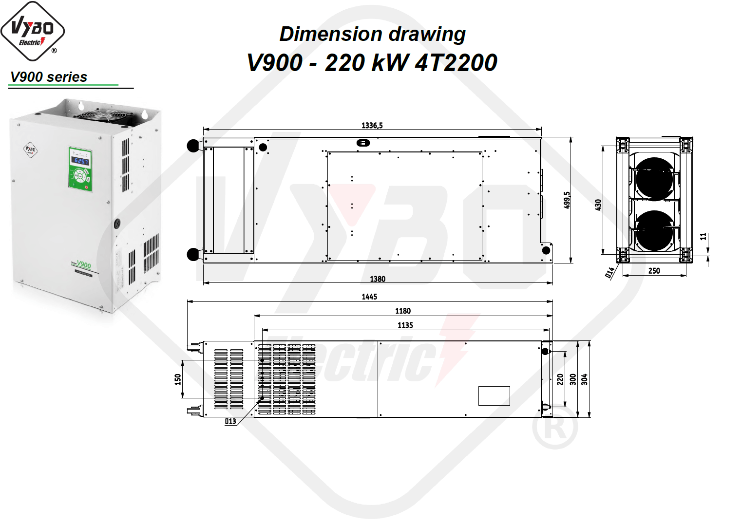 Disegno dimensionale 4T2200