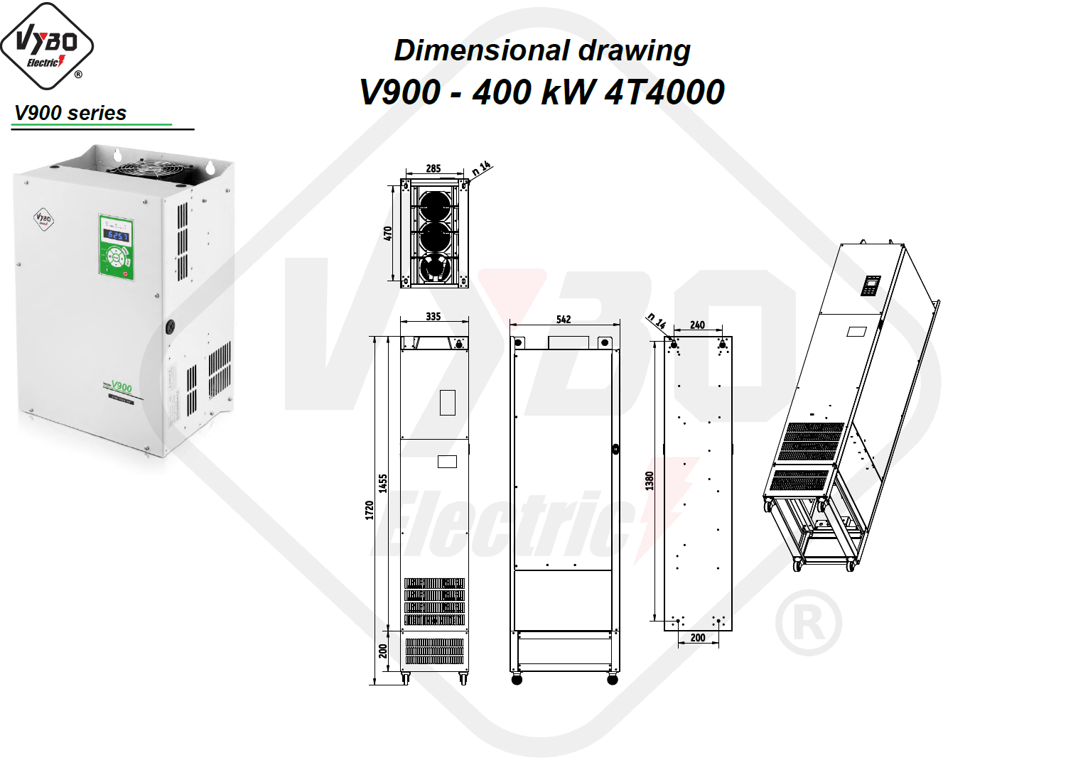 Disegno dimensionale 4T4000