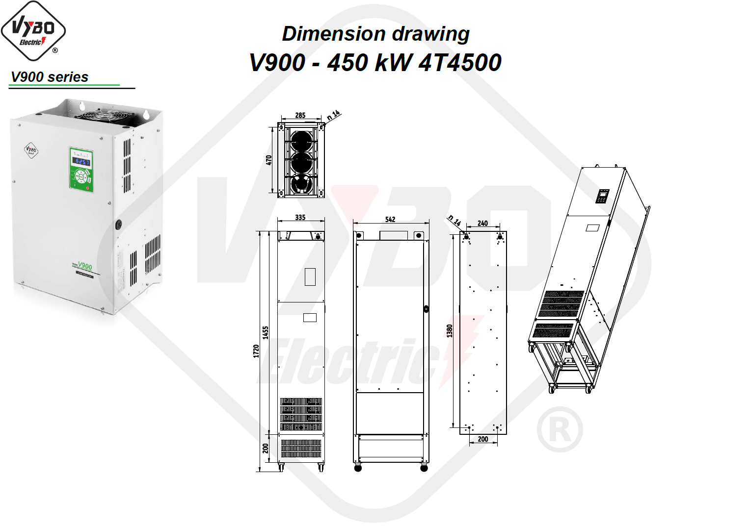 Disegno dimensionale 4T4500